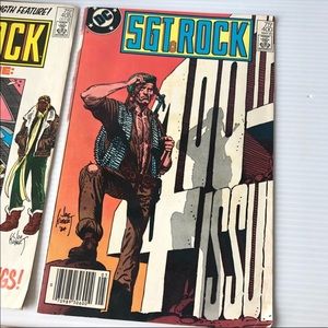 Micronauts Comic Books Sgt Rock